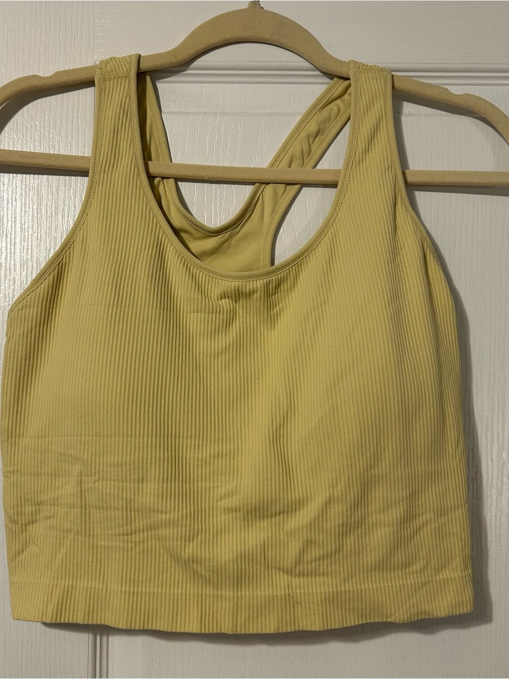 Calia Ribbed Seamless Brami Tank Top - light green